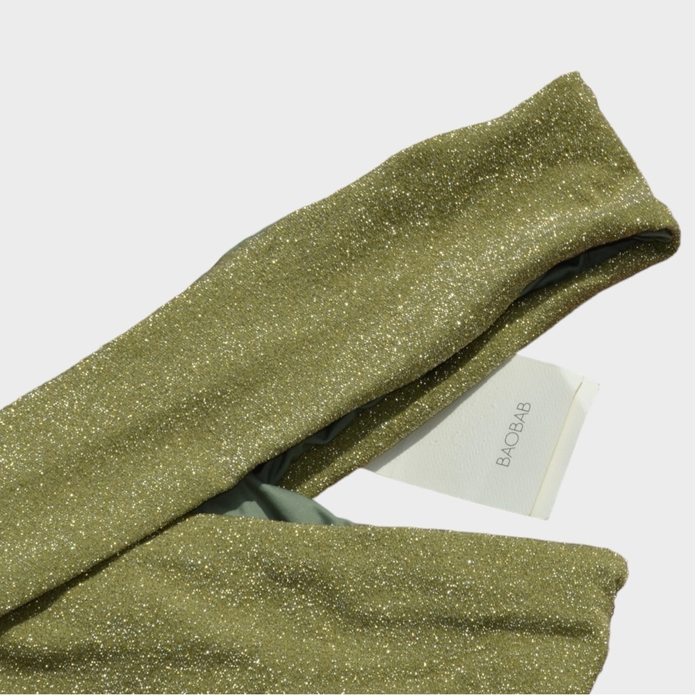 Baobab Metallic Asymmetrical Bikini Top Size Small NWT - Picture 5 of 7